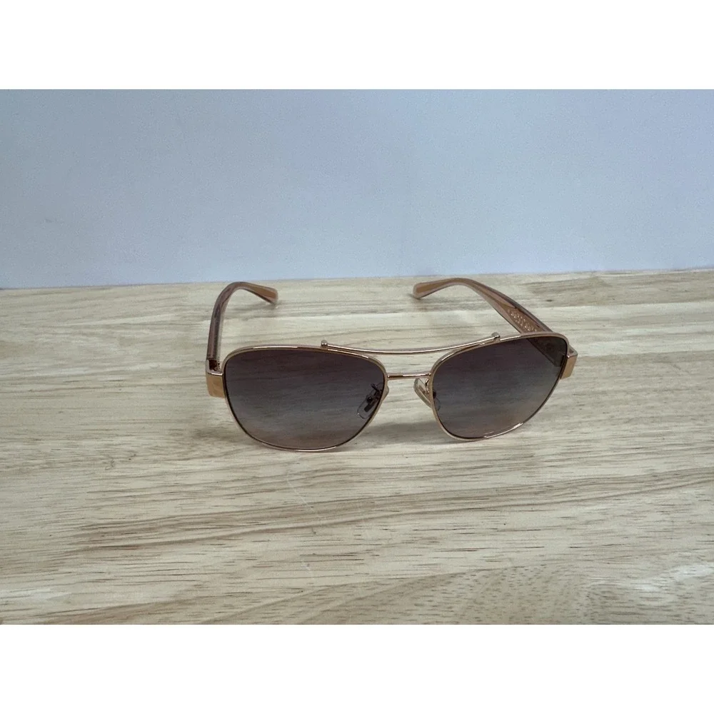 Coach CR617 HC7161 93310J Sunglasses Women's Rose Gold  56mm